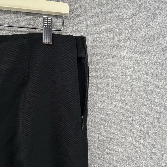 Theory Pants Women Size 4 Wool Blend Black Casual - Picture 4 of 10